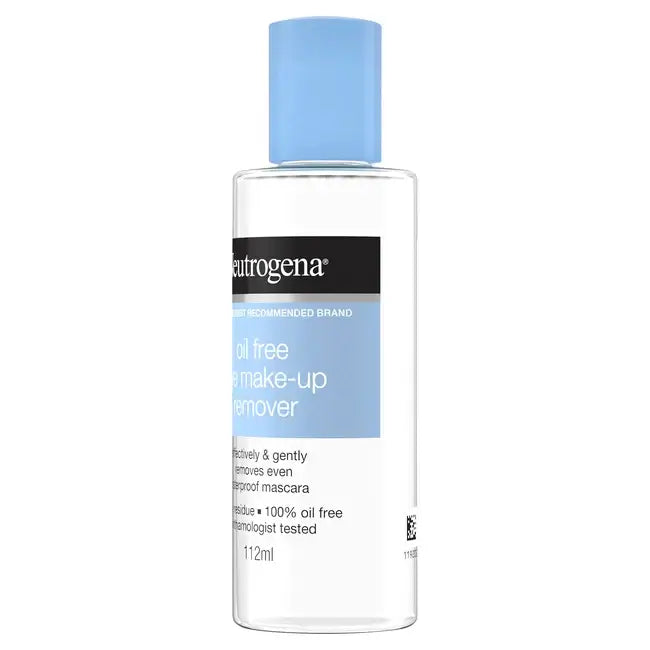 Neutrogena Oil Free Eye Makeup Remover 112ml Eye Make-up Remover,Eye Makeup Remover,Face Makeup Remover,Hydrating Skin Care,Make up,Make Up Remover,Makeup Remover,Moisturising Skin Care,Natural skin care,Oil Free Eye Makeup Remover,skin care