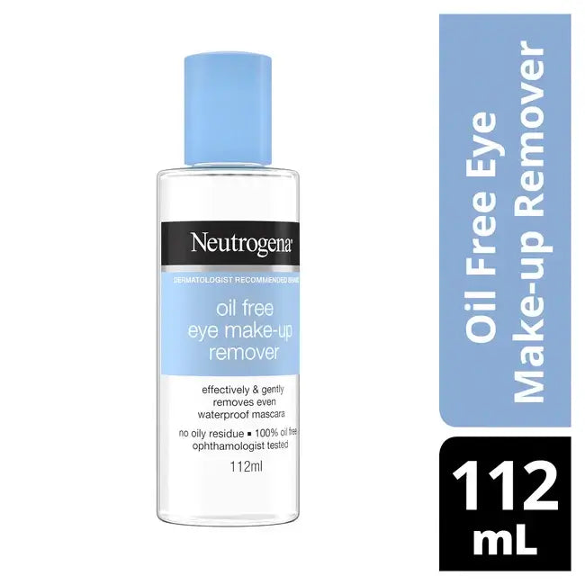 Neutrogena Oil Free Eye Makeup Remover 112ml Eye Make-up Remover,Eye Makeup Remover,Face Makeup Remover,Hydrating Skin Care,Make up,Make Up Remover,Makeup Remover,Moisturising Skin Care,Natural skin care,Oil Free Eye Makeup Remover,skin care