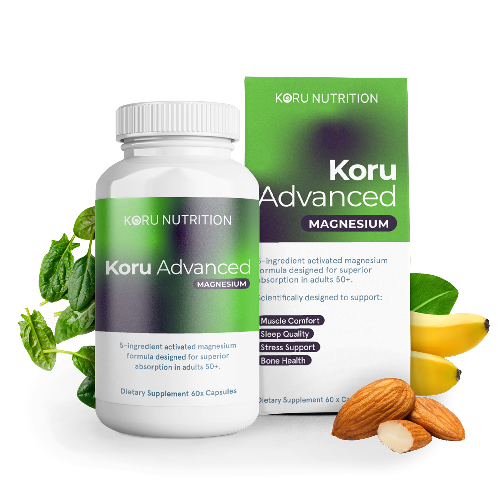 Koru Advanced Magnesium 60 Capsules with retail box