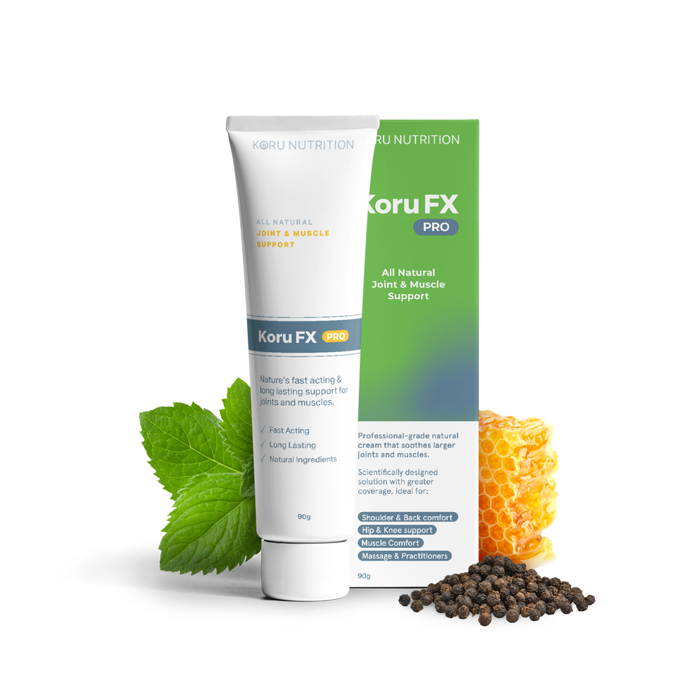 Koru FX Pro 90g with key ingredients