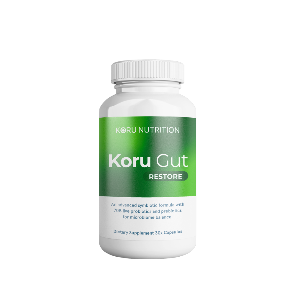 Koru Gut Restore 30 Capsules front view