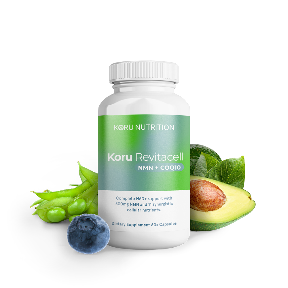 Koru Revitacell with key ingredients