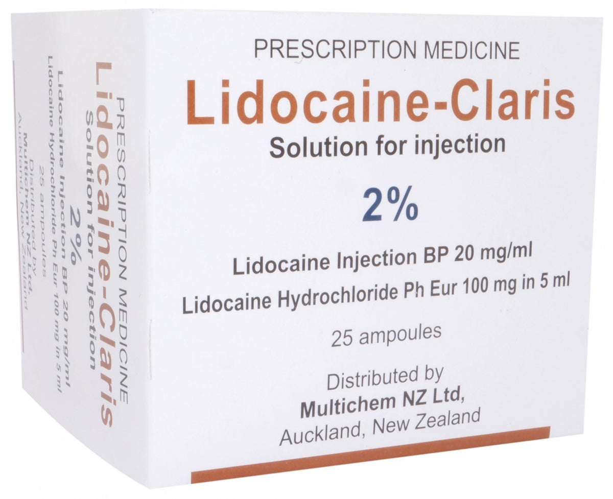Lidocaine Amps 25 X 5ML