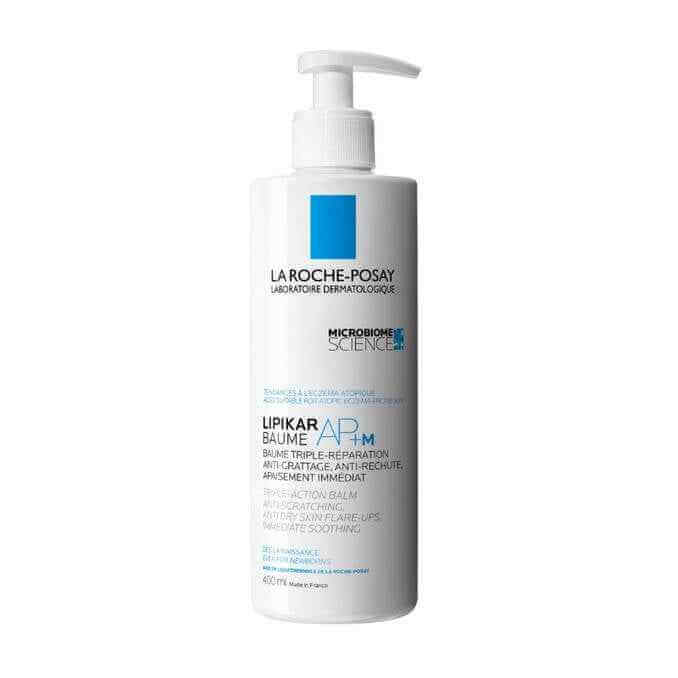 La Roche-Posay's Lipikar Baume Ap+m 400ml dry skin,Moisturising Skin Care,Natural skin care,sensitive skin,skin care,skin health,Support skin health