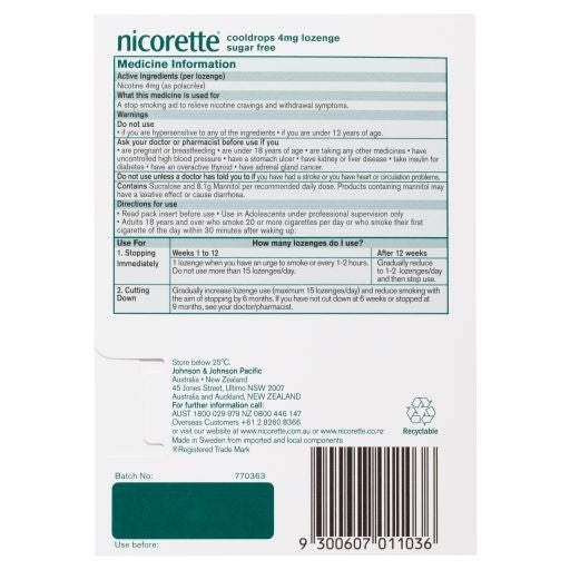 Nicorette® Lozenge