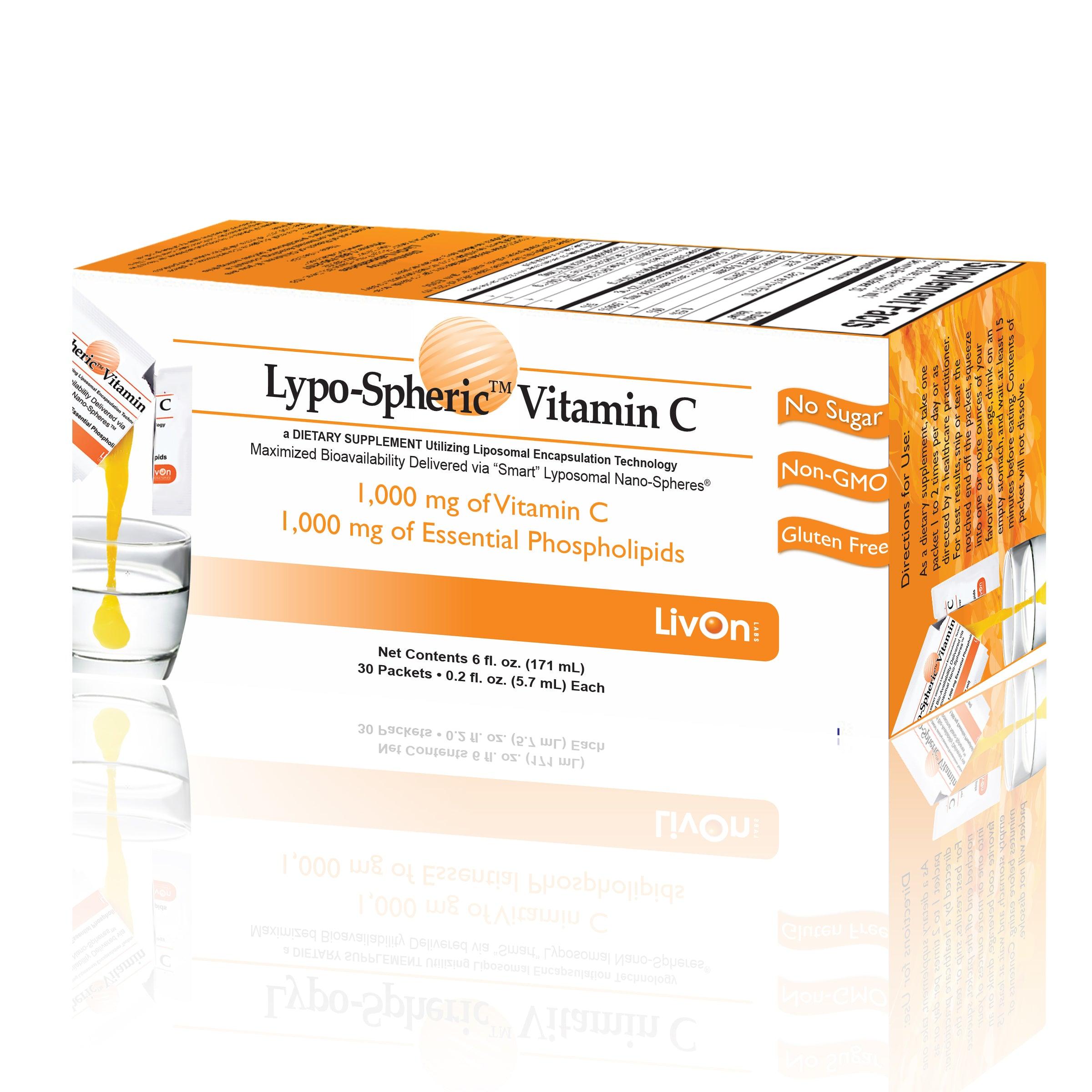 Lypo Spheric Vitamin C 1000mg 30 Packets - DominionRoadPharmacy