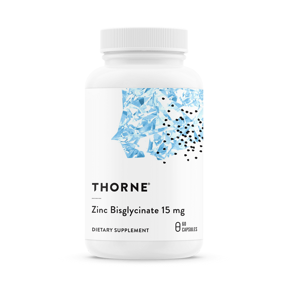 Thorne Zinc Bisglycinate 15 mg 60 Cap
