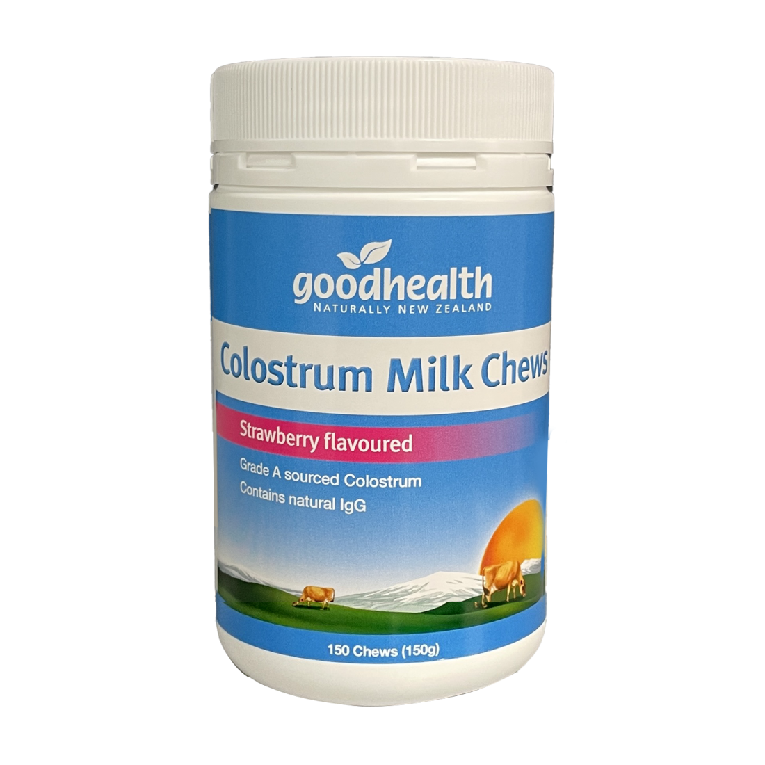 Good Health Colostrum Chews Strawberry 150 Tabs