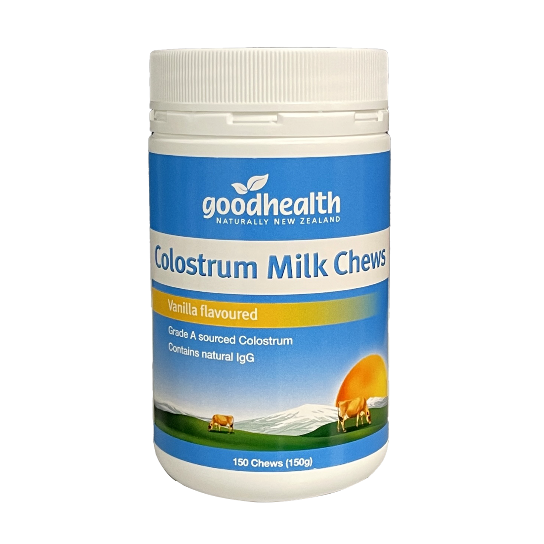 Good Health Colostrum Chews Vanilla 150 tabs