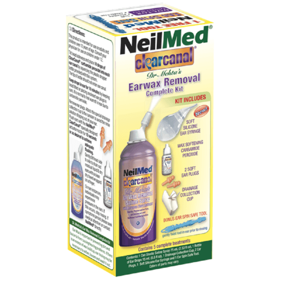 Neilmed Clearcanal Ear Wax Removal Complete Kit 75mL