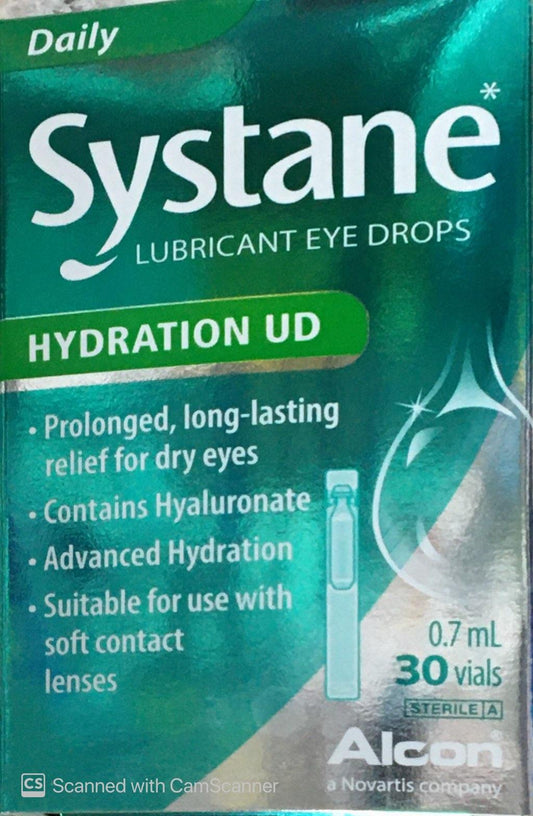 Systane Hydration UD Lubricant Eye Drops 30 x 0.7 ml