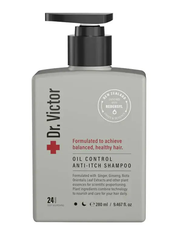 Dr.Victor Oil Control Anti Itch Shampoo 280ml dr victor,hair loss,hair loss treatment,issues,men hair loss,Regro,regrow