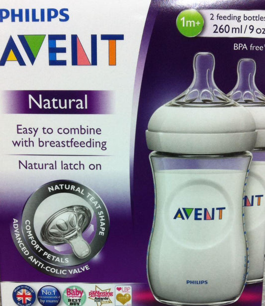 Philips Avent Natural Bottles 4*260ml