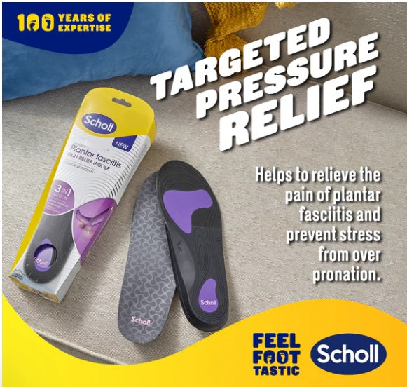 Scholl In-Balance Pain Relief Plantar Fasciitis Orthotics - Small