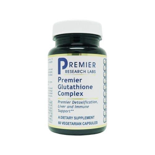 premier glutathione complex Complex, 60 Veg Capsules, by Research Labs It also supports the detoxification process and promotes liver and immune health Glutathione Complex, 60 Capsules, Just