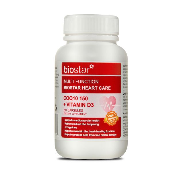 Biostar Heart Care COQ10 + Vitamin D3