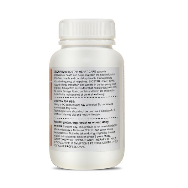 Biostar Heart Care COQ10 + Vitamin D3