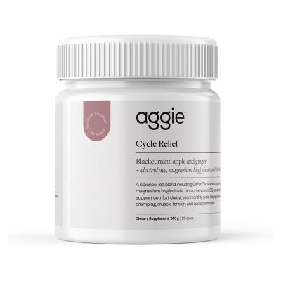 Aggie Cycle Relief Blackcurrant Apple Ginger 240g