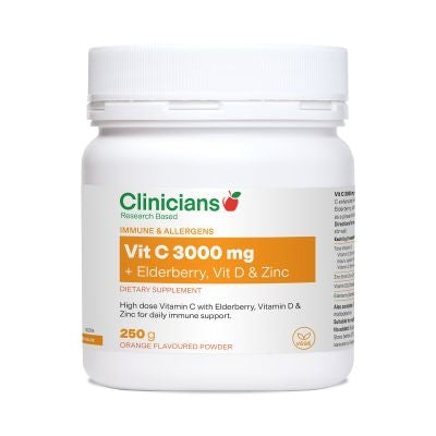 Clinicians Vitamin C 3000mg powder 250g