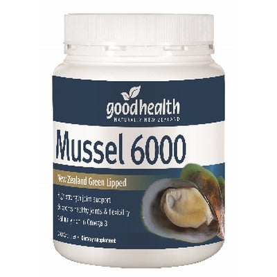 Good Health Mussel 6000 (NZ Green Lipped) 300 caps