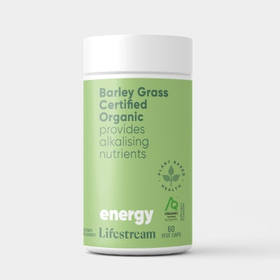 Lifestream Barley Grass Certified Organic 60 vcaps