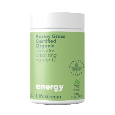Lifestream Barley Grass Certified Organic 240 vcaps