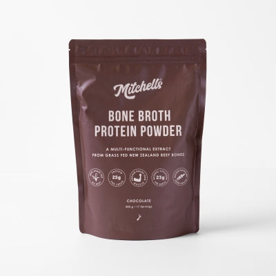Mitchells Bone Broth Protein Chocolate 500g powder product image