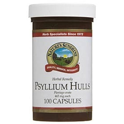 Natures Sunshine Psyllium Hulls Capsules 100 Capsules