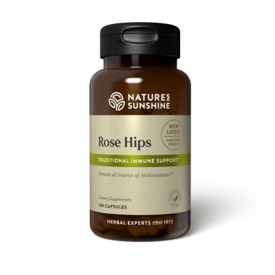 Natures Sunshine Rose Hips 100 Capsules