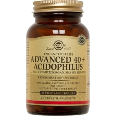 Solgar Advanced 40+ Acidophilus 60 VegeCapsules