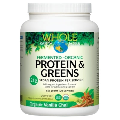 Whole Earth & Sea® Fermented Organic Protein & Greens Van Chai 656 gm