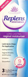 Replens Long Lasting Vaginal Moisturiser 3 Applicators