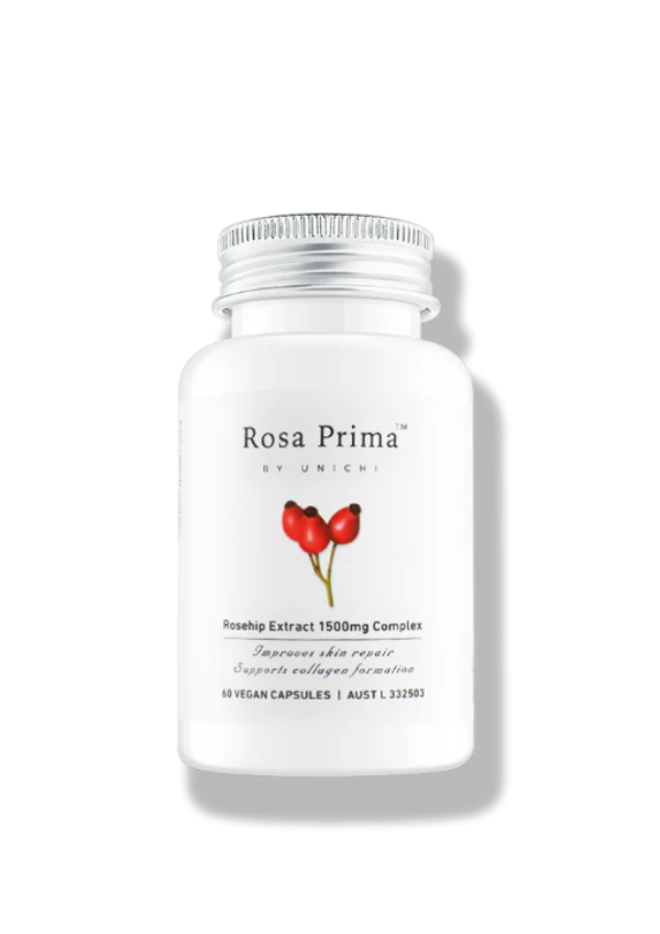 Unichi Rosa Prima Rosehip Extract 1500mg Complex 60c