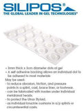 Silipos 10255 Gel Dots Adhesive Sheet Of 15 Dots
