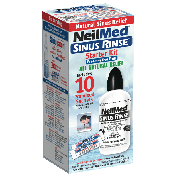 Neilmed Sinus Rinse kit 240 ml ( 10 Sachets)