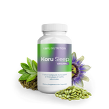 Koru Sleep 60 Capsules with key ingredients