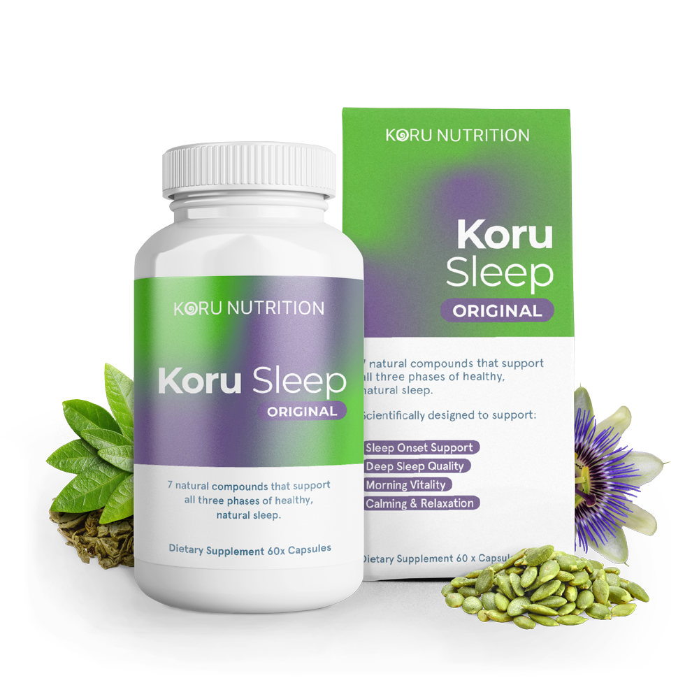 Koru Sleep 60 Capsules with retail box