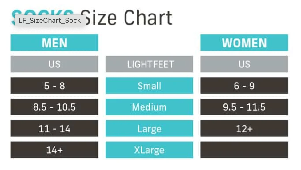 Lightfeet Diabetic Sock Crew - Relaxed Fit - Improved Circulation - Seamless - image 3