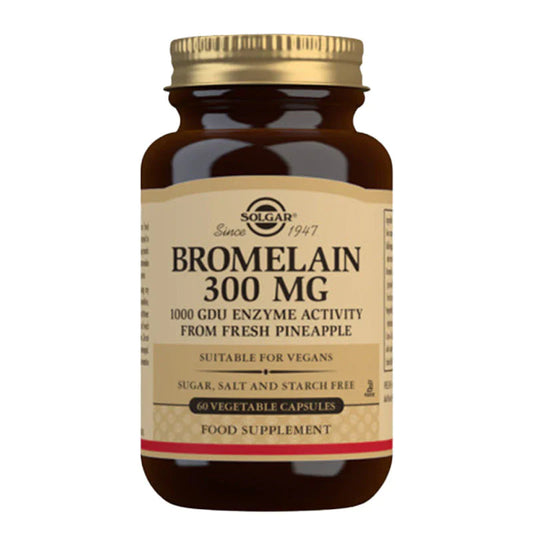 Solgar Bromelain 300mg Vegetable Capsule