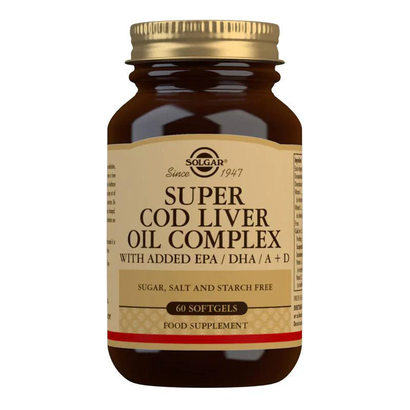 Solgar Super Cod Liver Oil Complex 60 Softgels