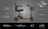 Pride Go Go Elite Traveller 2 4-wheel design,Affordability,Affordable,City streets,Comfortable seat,Compact,Convenience,Cost-effective,Easy maneuver ability,Elite Traveller 2,Endurance Mobility Scooter,Front basket,Go Go Elite Traveller 2,GoGo-E Mobility