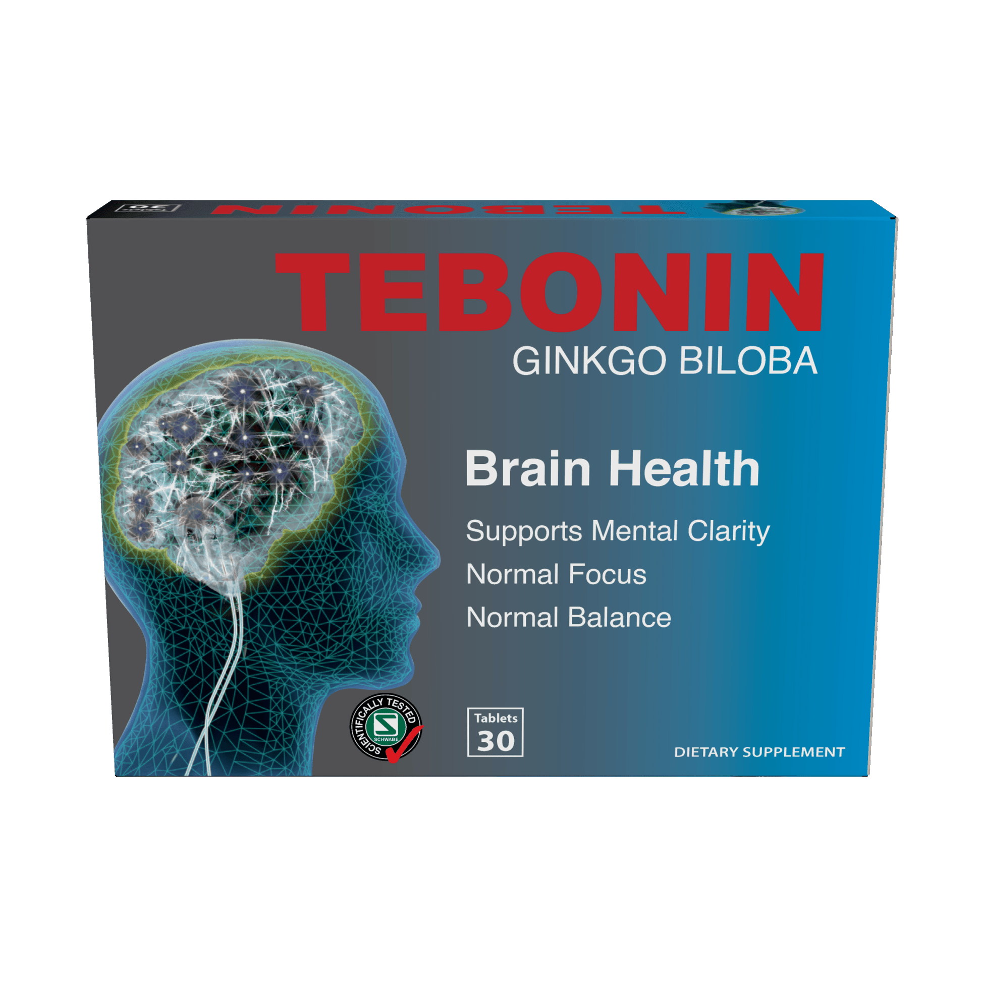 Tebonin Ginkgo Biloba Brain Health 30 tablets