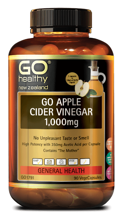 Go Apple Cider Vinegar 1000mg 90 capsules *** Sale ***