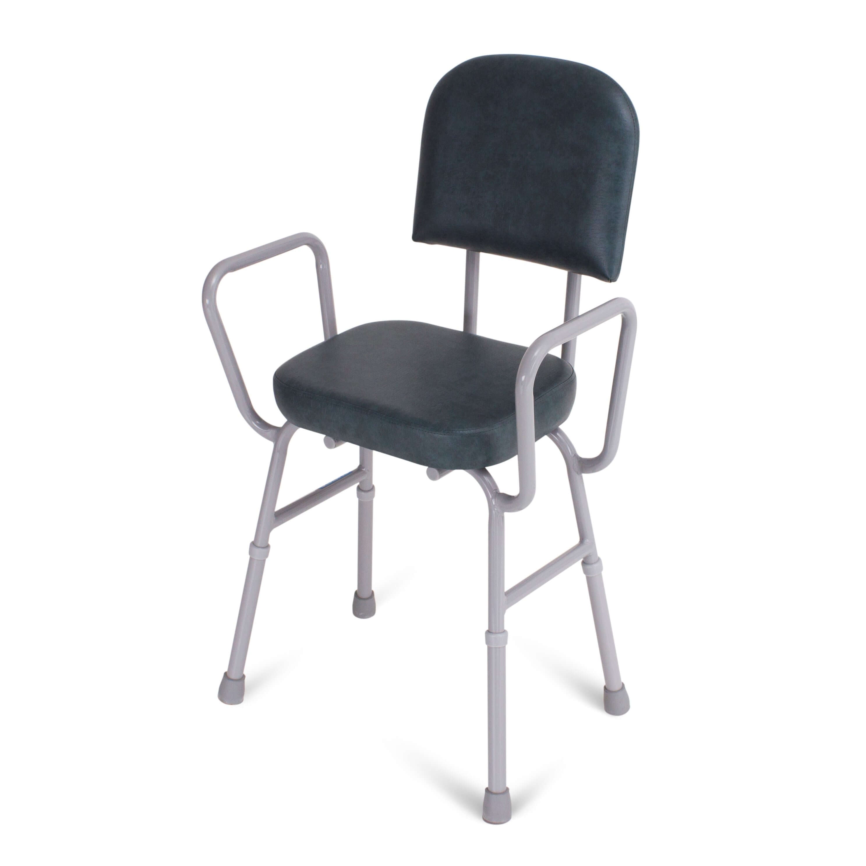 Viking® Support stool with arms Adjustable backrest,all care back supporrt,Allcare Back Cushion,allcare light back support,back,back cushion,back neck shoulder pain,back pain,back support,chair,deluxe back cushion,futuro back support,issues,lower back sup