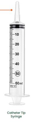 Sol-M Syringe Catheter Tip 60ml