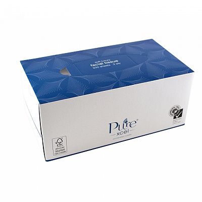 PURE Facial Tissues 2ply 200pk