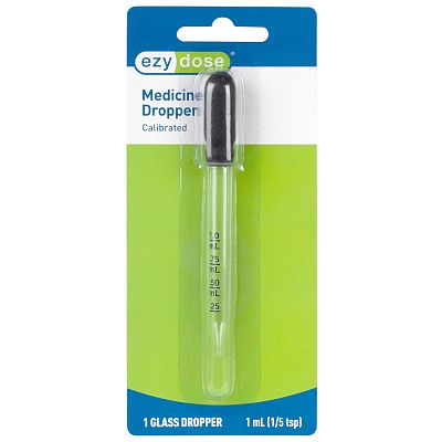 Ezy Dose 1ml Calibrated Glass Dropper
