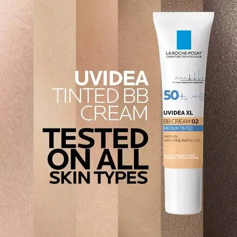 La Roche-Posay's Uvidea Bb Cream Shade 02 Medium 30ml Acne-Prone,all skin tones,Anthelios Ultra Cream Xl Spf 50+ 50ml,Anthelios Ultra-light Invisible Fluid Tinted Spf50+ 50ml,Anthelios Uv Clear Sunscreen Spf 50,Dry Touch Spf 50+,Dry Touch Tinted Spf 50+,F