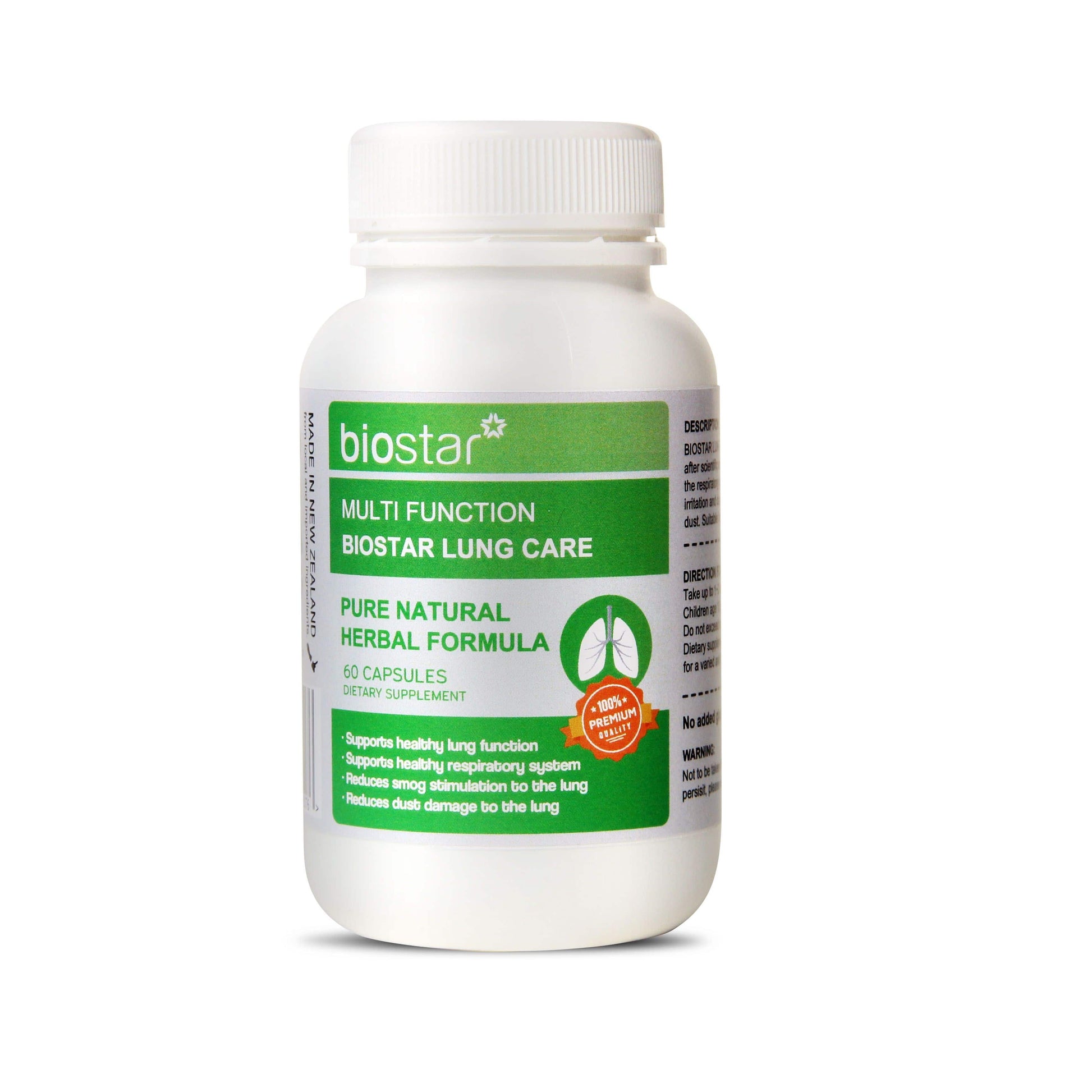 Biostar Lung Care  Pure Natural Herbal Formula