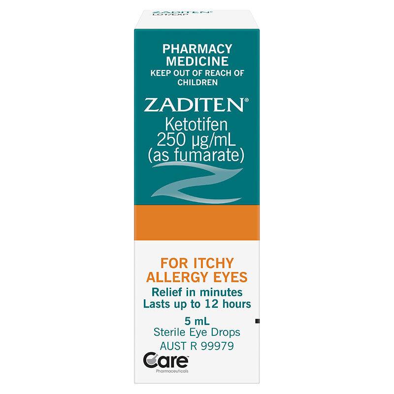 Zaditen Eye Drops 5mL - DominionRoadPharmacy